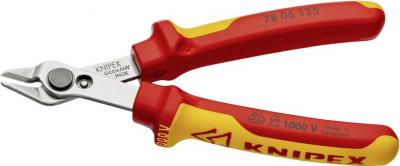 Klieste KNIPEX 78 06 125, 125 mm, stipacie, bocne, jemna mechanika, Inox, VDE