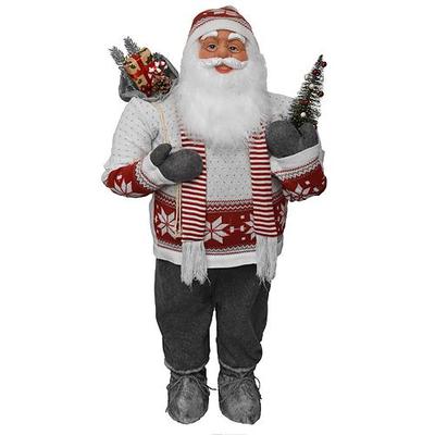 Christmas decoration XmC615, Santa with scarf, 120 cm