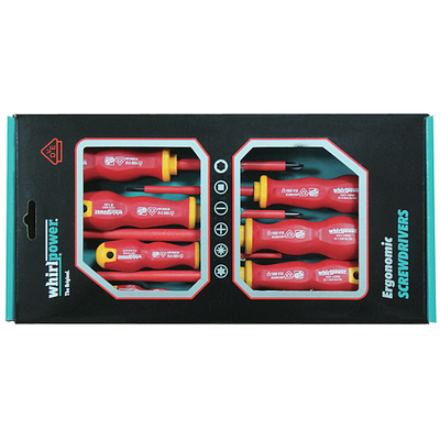 Electrician VDE screwdriver set, 6pcs Whirlpower, 1000V, GS