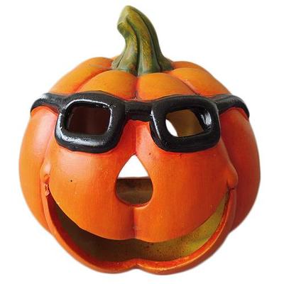 Decoration Xecco 2333, Pumpkin candlestick, with glasses , ceramics, 30 cm