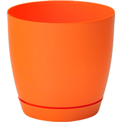 Flover pot round 15x14,5cm /2,2 lit. Toscana, orange