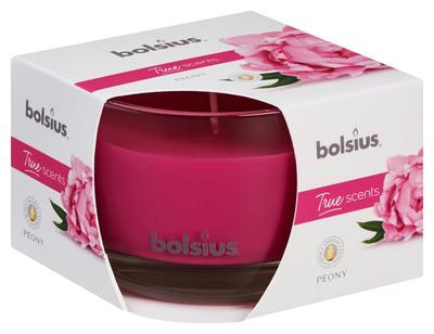 Candle Bolsius Jar True Scents 63/90 mm, peony