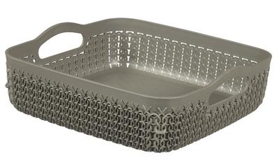 Laundry basket Curver® KNIT 2,8L, dark brown, 23x23x7 cm