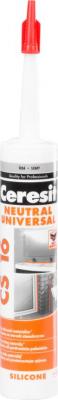 Silikón Ceresit CS16, šedý, neutrálny-univerzálny, 280 ml