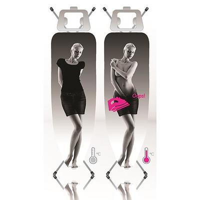 Ironing board cover eurogold® Oops! Lora OC42M5L, 120x38 cm, Termo molton 300g