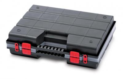 Plastic suitcase tool box NOR DUO 490x390x130