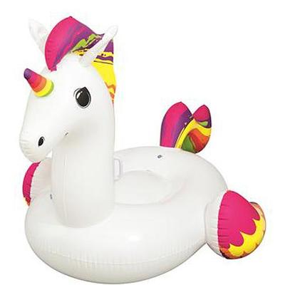 Unicorn Bestway® 41113, Supersized unicorn rider, 224x164 cm, children MAXI