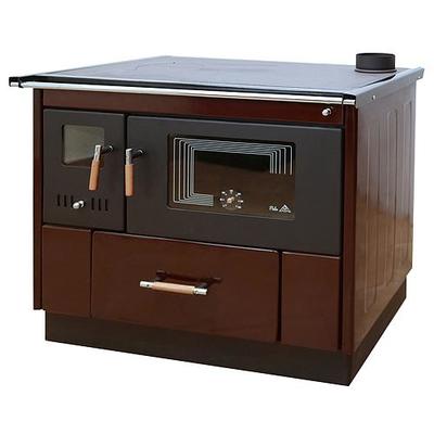 Stove PELA2, brown, right-side outlet