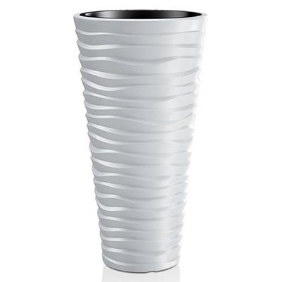 Flower pot SAND Slim 400, 390x750 mm, cream