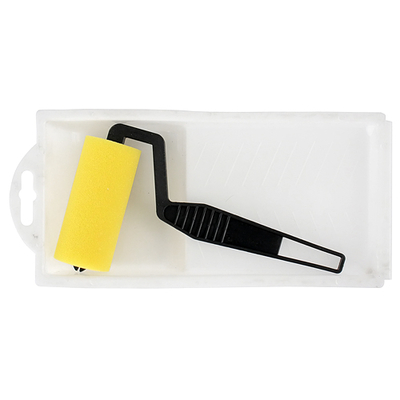 Painters set
(paint roll 75mm, PVC bucket)