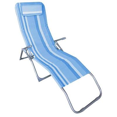 Sunbed CUBA, blue, 140x60x96 cm