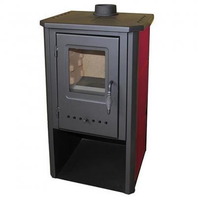 2.TRIEDA Kachle Thalia Pella, bordové, 6,2 kW, 120 cm