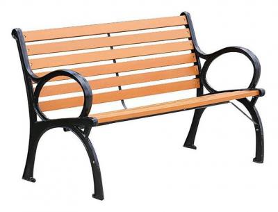 2.TRIEDA Lavička XIMENA, záhradná, kov/drevo,150x59x80 cm