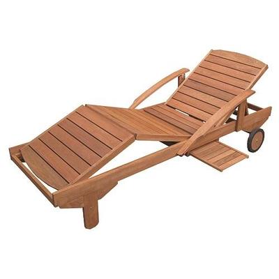 <p>Lounger LEQ ARNAKKE, 195x72x33/74 cm, wooden</p>