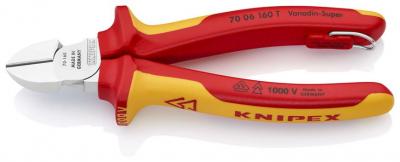 Klieste KNIPEX 70 06 160 T, 160 mm, stipacie, bocne, CrV, VDE 1000V