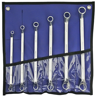 Ring spanner set 6pcs Strend Pro, 6-17mm, CR-V,