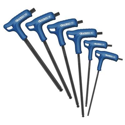 Spanner set Expert® E121616, 6 pcs, 6-ribbed, with sprocket
