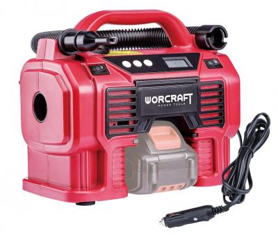 Compressor Warcraft CAC-S20Li, 20V, 160 Psi, 11 Bar, LED light, car socket