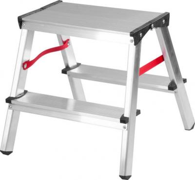 2.TRIEDA Schodíky Strend Pro DD4, 2x4 stupienkové, nosn. 125 kg, ALU, obojstranné, bez rúčky
