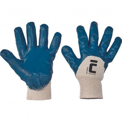 Gloves KITTIWAKE 09, cotton, half coated