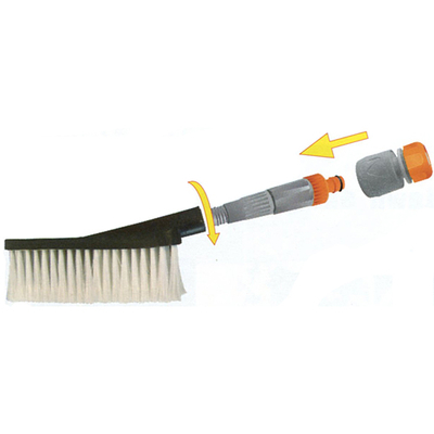 Brush for car + adapter for hose