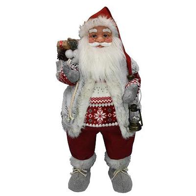 Christmas decoration XmC60, Santa with vest, 80 cm