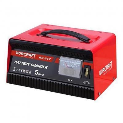 2.TRIEDA Nabíjačka Worcraft BC-217, 12V/230V, 5A, na autobatérie