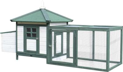 Chicken coop Strend Pro, for poultry, with roof, 196x76.5x98 cm
