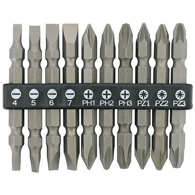 Set of bits 10pcs Strend Pro, Bit 65mm, Cr-V