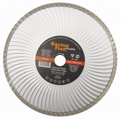Disc GermaFlex Piramid Turbo Wave 180x22,2 mm, diamond