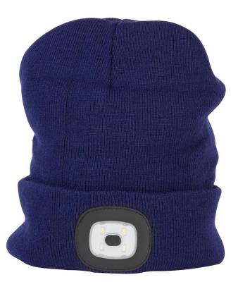 Beanie Cap Strend Pro Albacore kid blue S, for kids 4x SMD LED, USB charging