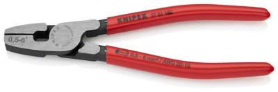 Klieste KNIPEX 97 81 180, 180 mm, 0.5-6.0mm, na dutinky, celne, lisovacie