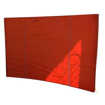 Wall MONTGOMERY, 300x300 cm, red, for tent