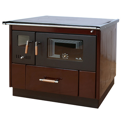 Stove PELA1.BHL, brown, left-side outlet