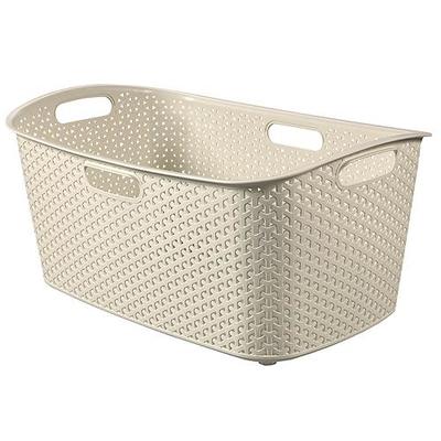 Laundry basket Curver® MY STYLE 47L, white, 60x39x28 cm