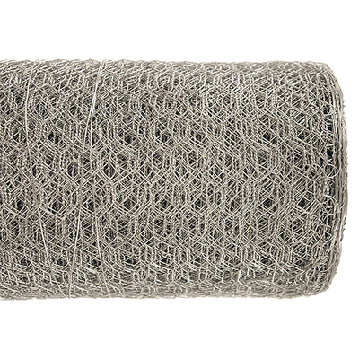 Wire net HEX galvanized / height: 1000mm
square (eye) : 13mm
wire diameter : 0,70mm
packing : roll /