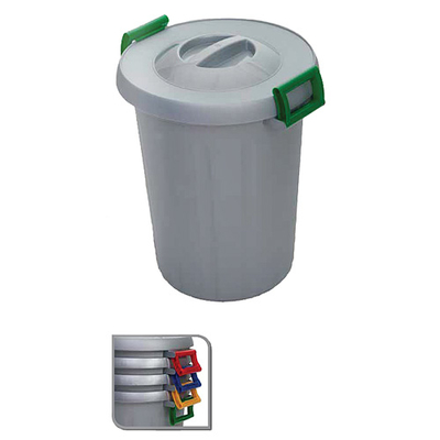Trashbin ICS C567025 • 25 lit, red, Okey