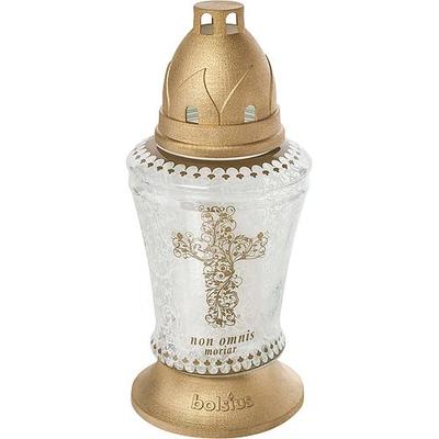 Grave lantern bolsius Non ommis morriar 3D, 37 cm, 54 h