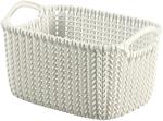 Laundry basket Curver® KNIT 3L, cream, 25x18x14 cm