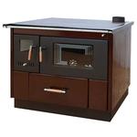 Stove PELA2, brown, left-side outlet