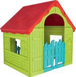Garden house Keter® WONDERFOLD, red/green / blue, children's