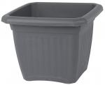 Flower Pot Strend Pro ECONOMY SQ3, 40 cm, 23,5 lit, without saucer, anthracite