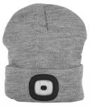 Beanie Cap Strend Pro Albacore kid gray S, for kids 4x SMD LED, USB charging