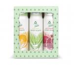 Gift set Frosch EKO, shower gels, orange, aloe vera, pomegranate, 3x 300 ml