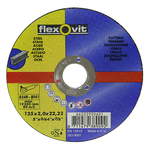 Cutting disc flexOvit 20436 180x2,5 A24R-BF41 steel