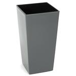 Flower pot FINEZJA, 190x190x360 mm, antracit