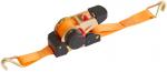 Ratchet tie down strap, self-winding, 38 mm, L-4 m, max. 1000 kg