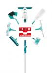 Window Mop LEIFHEIT 51320 3v1, with squeegee, for handle