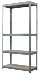 Racks RAT20 MS, 1800x900x400 mm, metal, 4 shelves, max. 175 kg, MDF