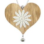 Christmas decorations MagicHome, Heart, pkg. 5 pcs